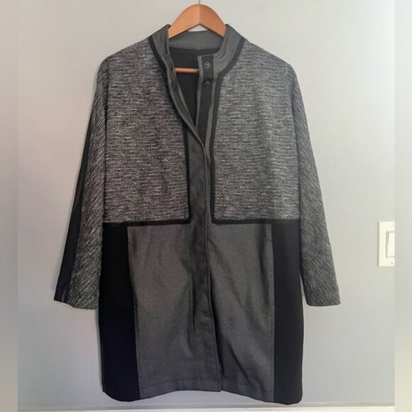 lululemon athletica Jackets & Blazers - Lululemon Cocoon Car Coat Coco Pique Black Size Medium